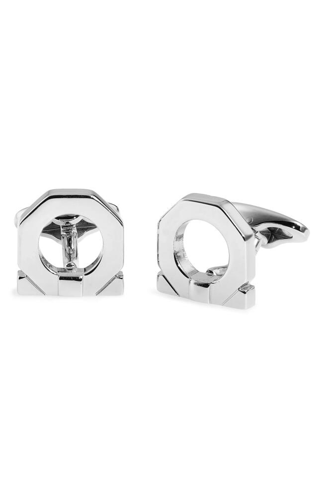 FERRAGAMO Gancio Cuff Links in Palladio Cover