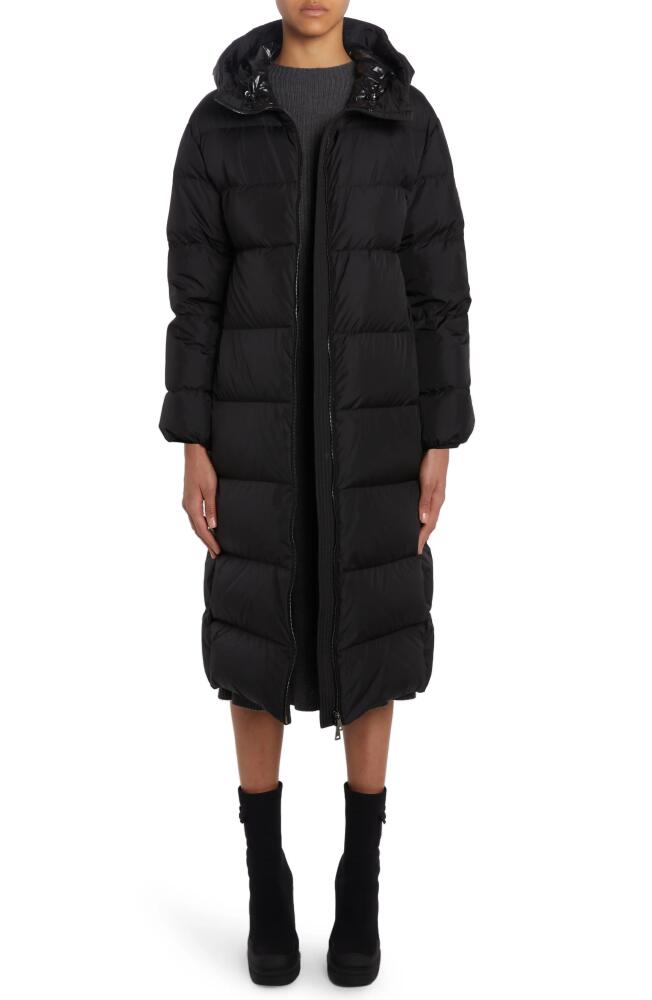 Moncler Parnaiba Hooded Down Coat in Black Cover