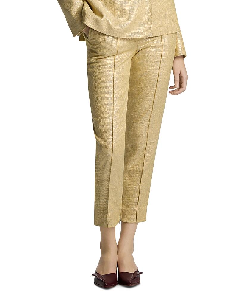 St. John Metallic Twill Pants Cover