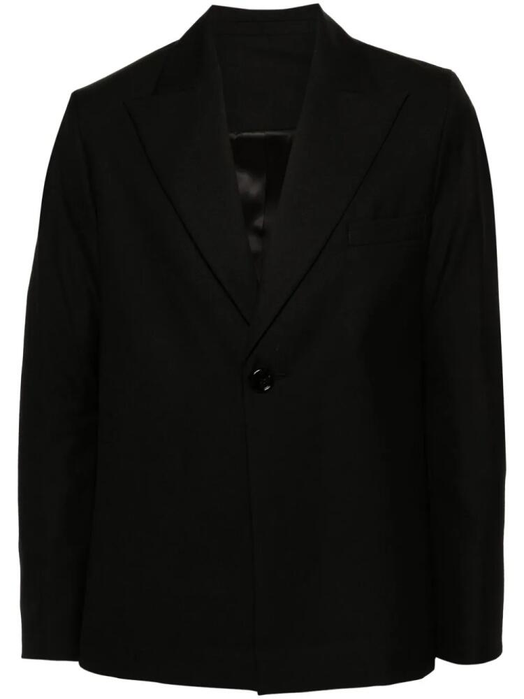 Séfr Power single-breasted blazer - Black Cover