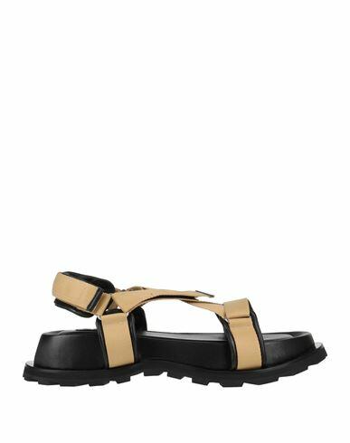 Jil Sander Man Sandals Camel Leather Cover