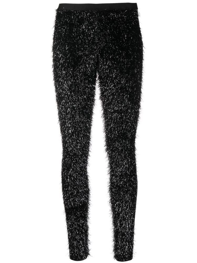 Vaquera glitter-detail leggings - Black Cover