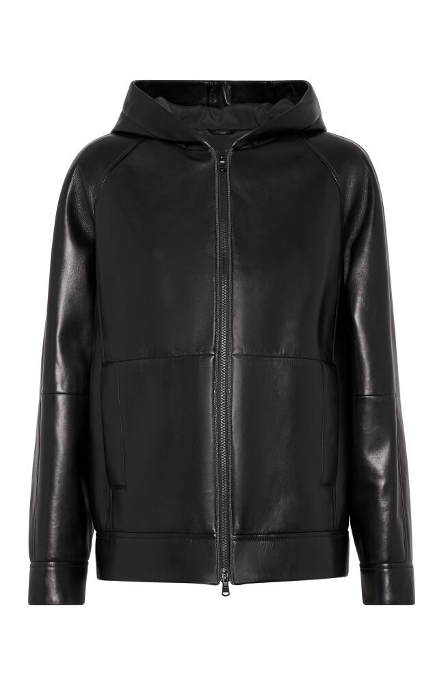 Brunello Cucinelli Nappa outerwear jacket with monili in Black Cover