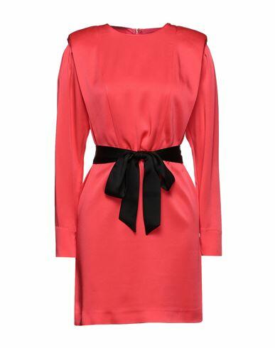 Twinset Woman Mini dress Red Acetate, Viscose Cover