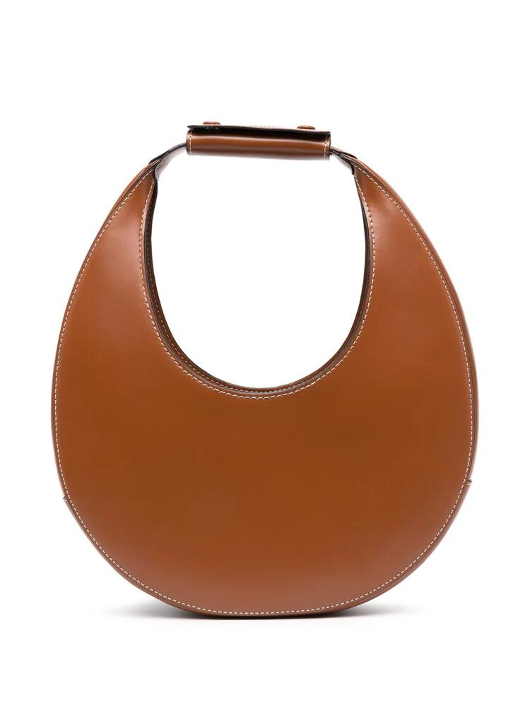 STAUD Moon leather shoulder bag - Brown Cover