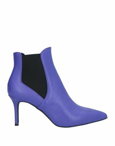 Islo Isabella Lorusso Woman Ankle boots Purple Soft Leather Cover