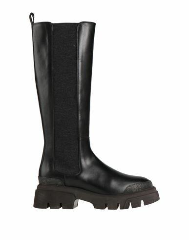 Brunello Cucinelli Woman Boot Black Soft Leather Cover