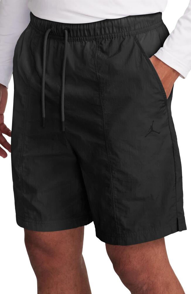 Jordan Woven Drawstring Shorts in Black Cover