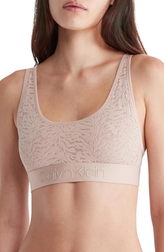 Calvin Klein Intinsic Unlined Bralette in Cedar Cover