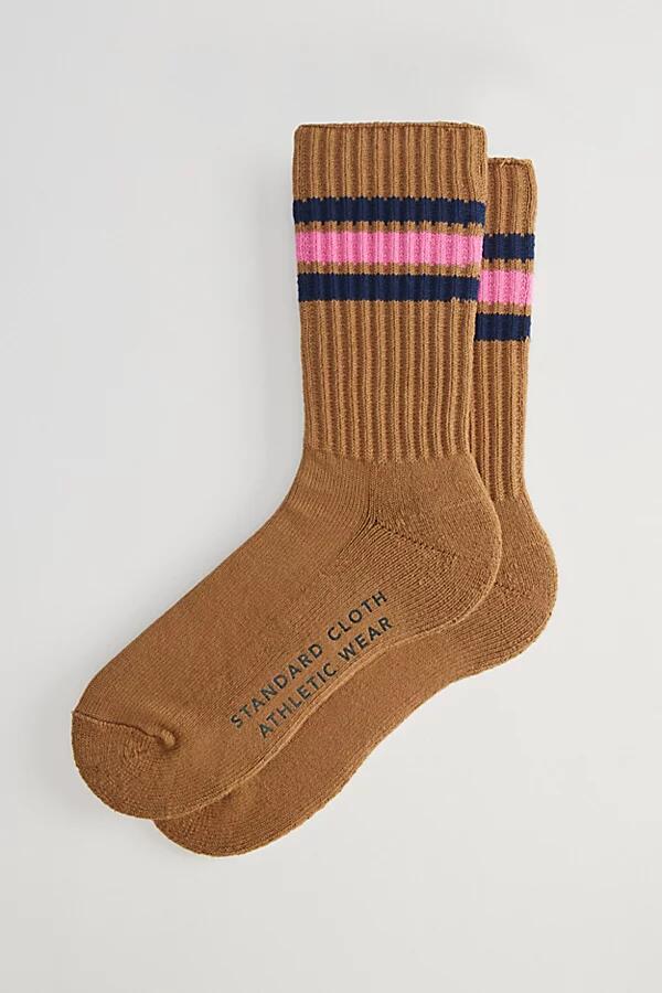 Standard Cloth Athletic Crew Sock in Gold Cover