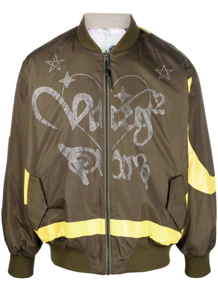 Perks And Mini Varg 2.0 reversible bomber jacket - Green Cover