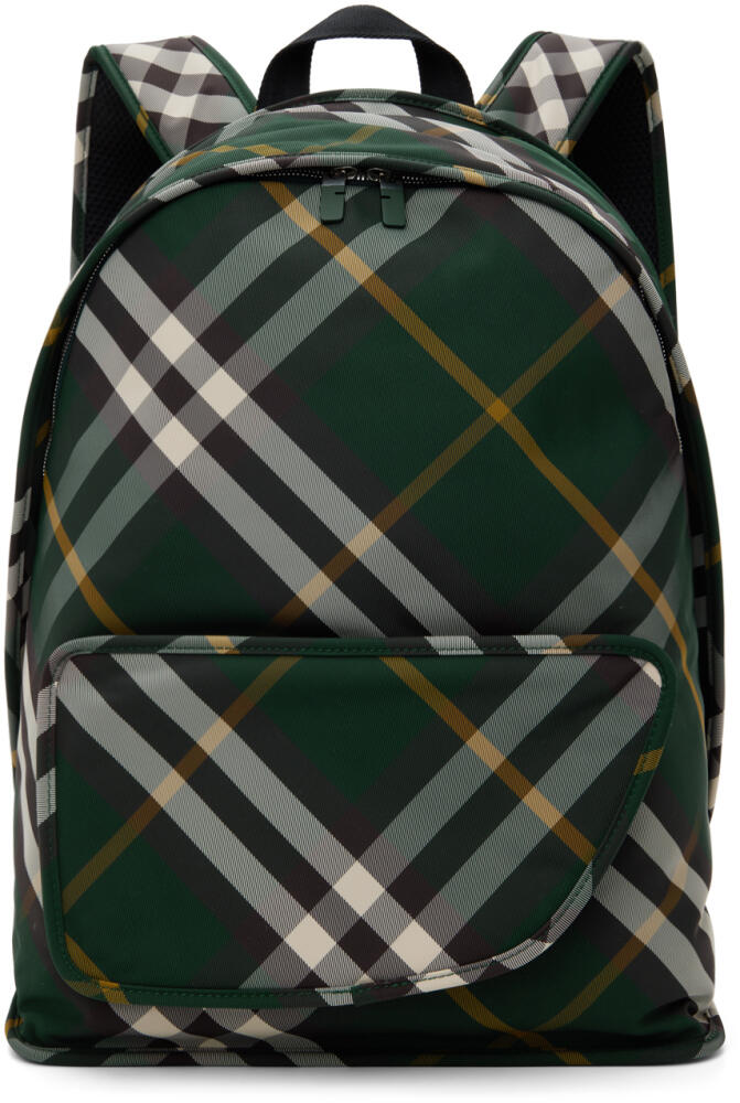 Burberry Green Large Shield Backpack Cover