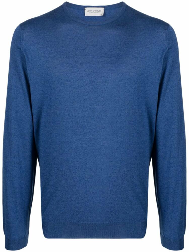 John Smedley fine-knit jumper - Blue Cover