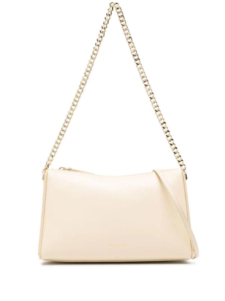 Manu Atelier Prima leather shoulder bag - Neutrals Cover