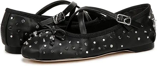 Circus NY by Sam Edelman Zuri Stud (Black Leather) Women's Flat Shoes Cover