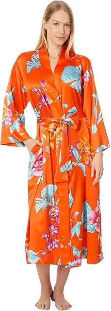 N by Natori Malta 49 Robe (Paradise Orange Multi) Women's Robe Cover