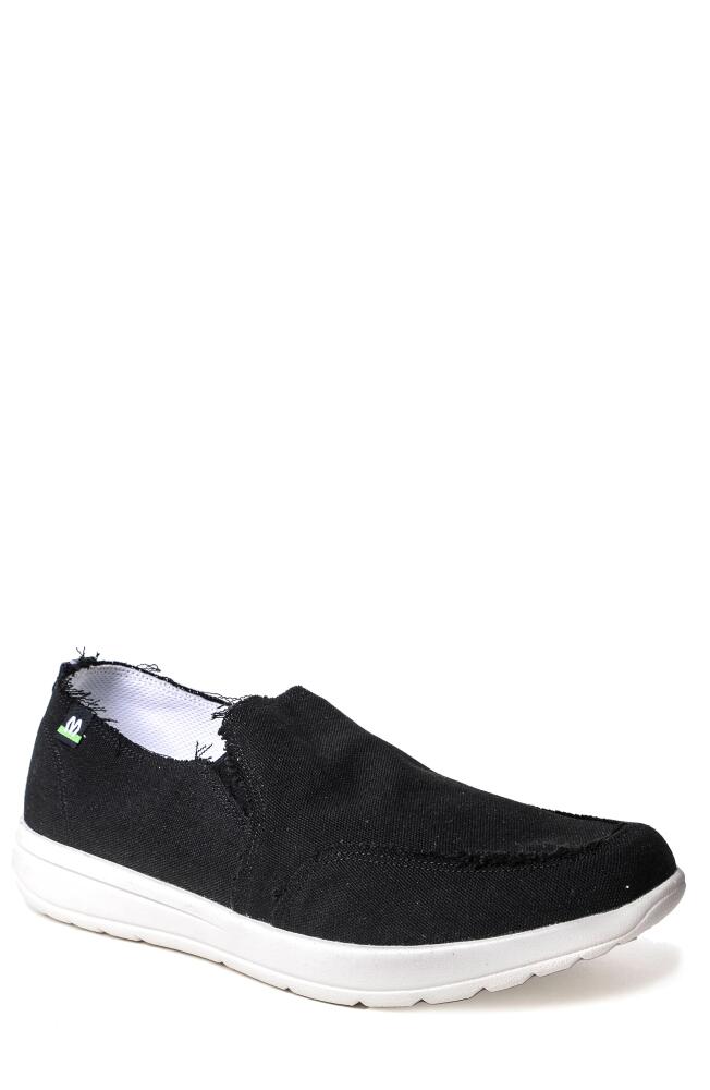 Minnetonka Expanse Slip-On Sneaker in Black Cover