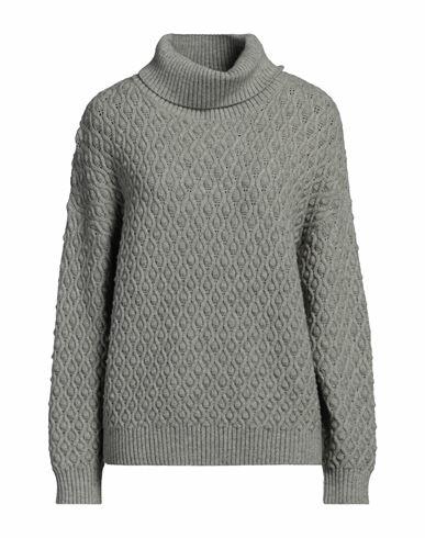 Take-two Woman Turtleneck Light grey Viscose, Nylon, Polyester, Acrylic Cover