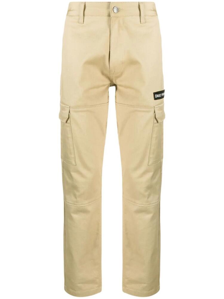 Daily Paper logo-patch cargo trousers - Neutrals Cover