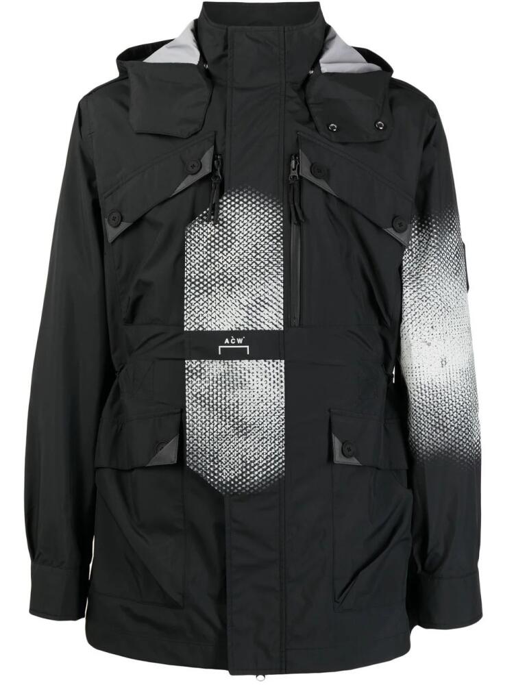 A-COLD-WALL* printed-panel jacket - Black Cover