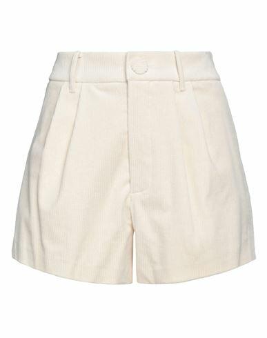 Aniye By Woman Shorts & Bermuda Shorts Cream Cotton, Elastane Cover