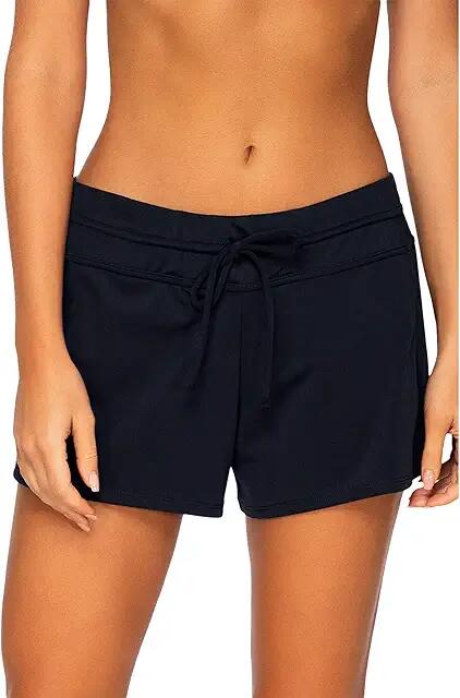 Sunsets Laguna Swim Shorts (Black) Women's Swimwear Cover