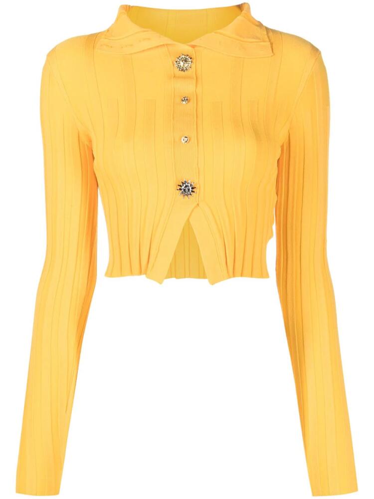 Jacquemus Le cardigan Bando knitted cardigan - Yellow Cover