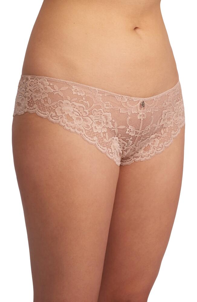 Montelle Intimates Brazilian Lace Panties in Beige Cover