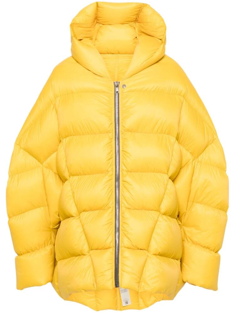 Rick Owens Peter puffer coat - Yellow Cover