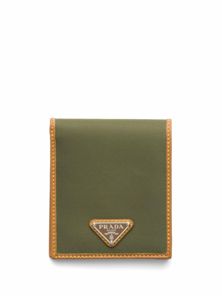 Prada Re-Nylon bi-fold wallet - Green Cover