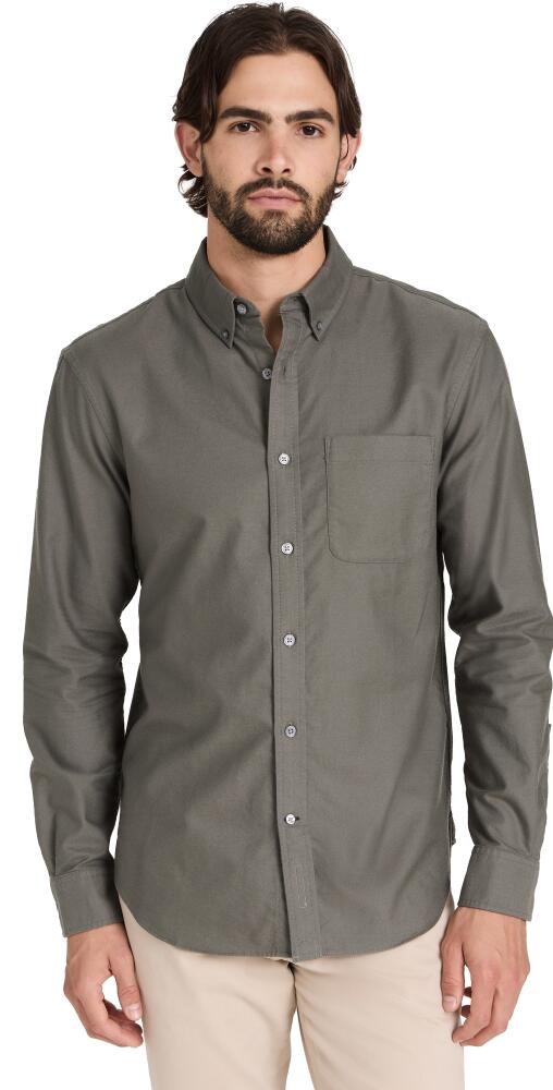 Club Monaco Solid Oxford POV Shirt Grey/Gris Cover