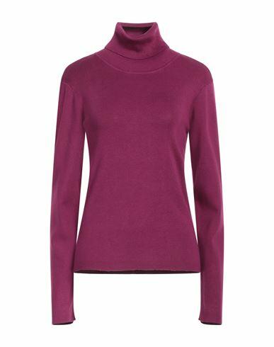 Silvian Heach Woman Turtleneck Magenta Nylon, Viscose Cover