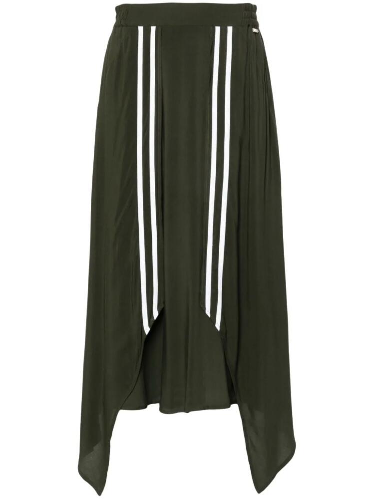 LIU JO asymmetric midi skirt - Green Cover