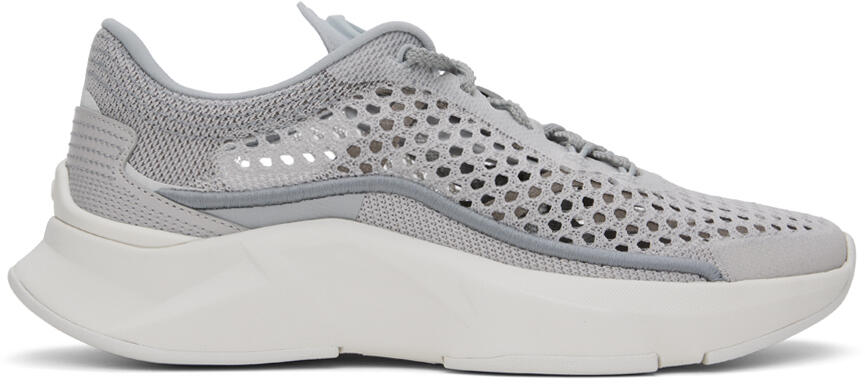 Valentino Garavani Gray Mesh Sneakers Cover