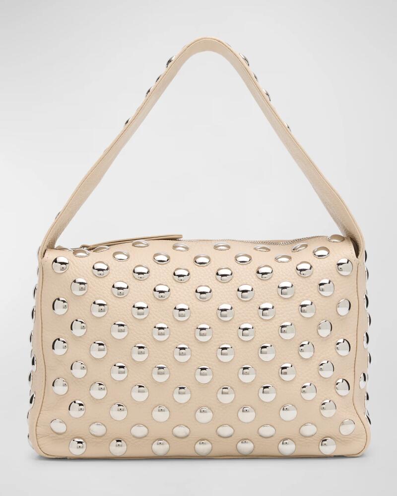 Khaite Elena Studded Leather Shoulder Bag Cover