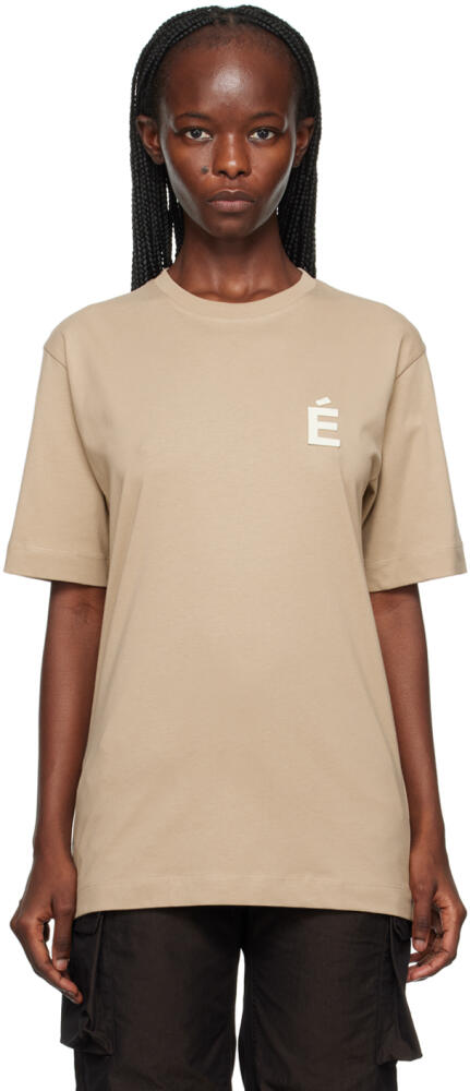 Études Taupe Wonder Patch T-Shirt Cover