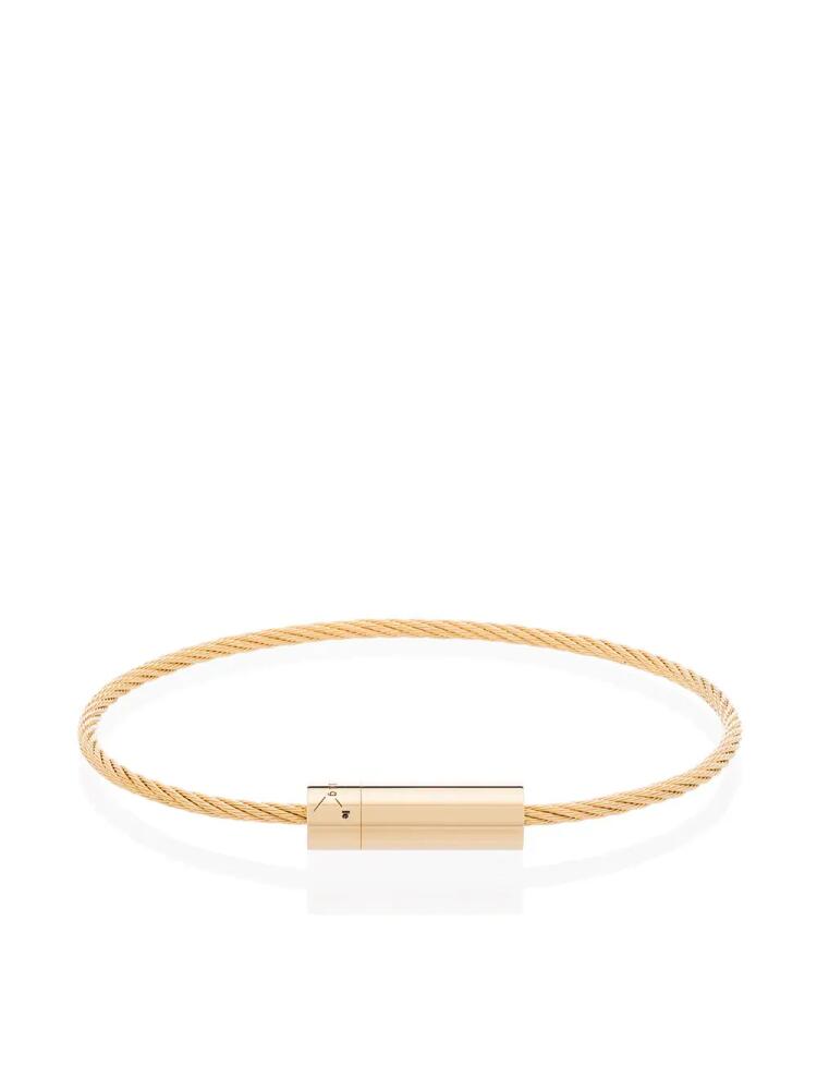 Le Gramme 18kt yellow gold cable bracelet Cover