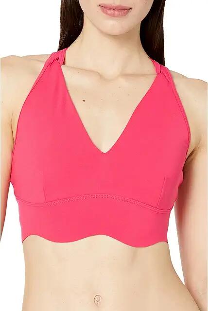 Sweaty Betty Power Contour Plunge Bra (Glow Pink) Women's Lingerie Cover