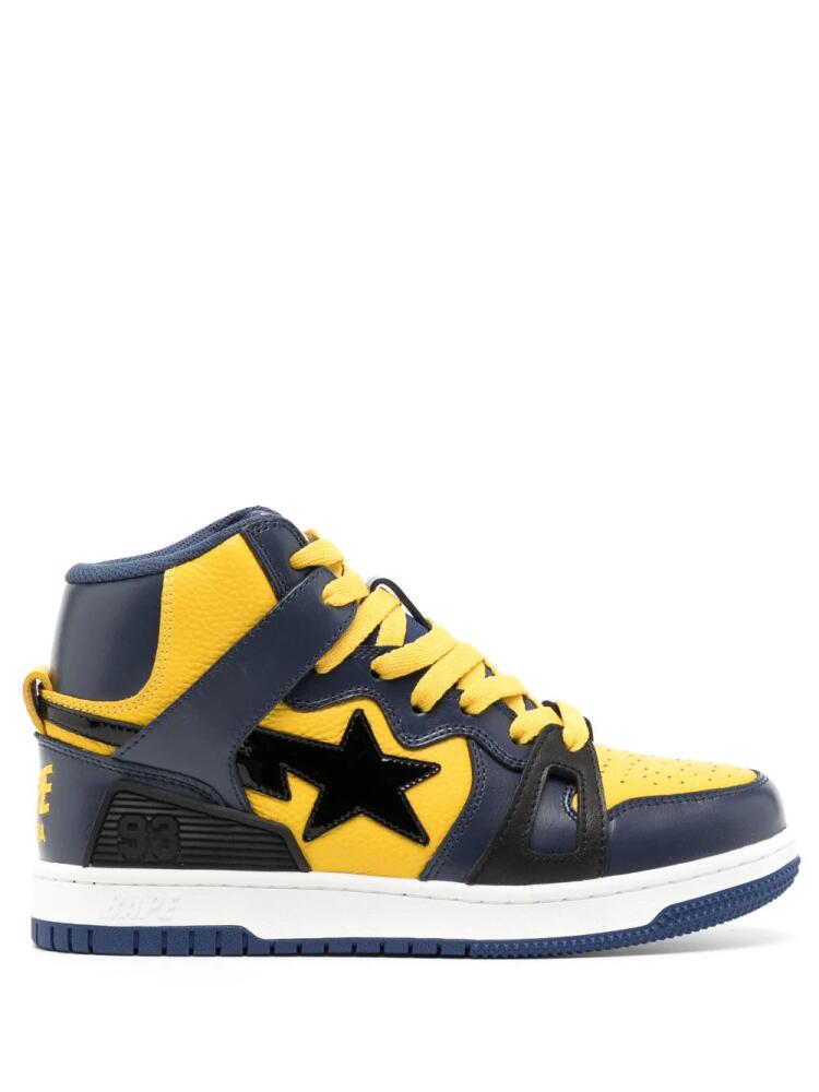 A BATHING APE® Bape STA93 Hi M2 sneakers - Yellow Cover