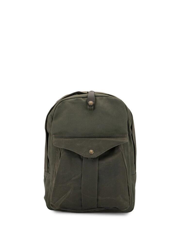 Filson distressed-effect cotton backpack - Green Cover