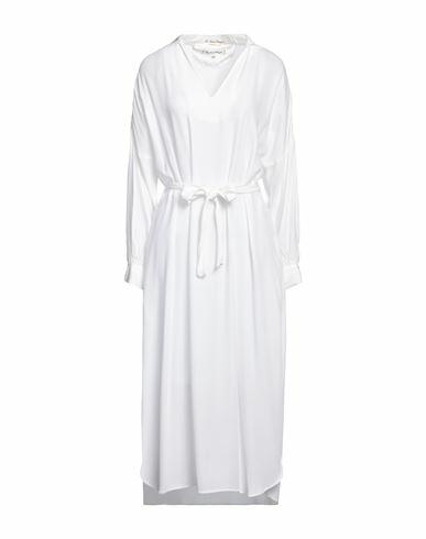 Le Sarte Pettegole Woman Midi dress White Viscose Cover