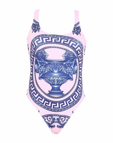 Versace Woman One-piece swimsuit Pink Polyester, Elastane Cover