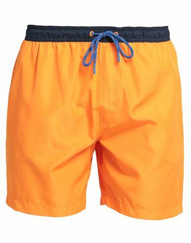 North Sails Man Swim trunks Orange Polyester Cover