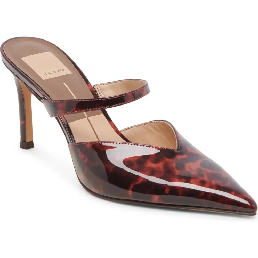 Dolce Vita Kanika Pointed Toe Pump in Tortoise Patent Leather Cover