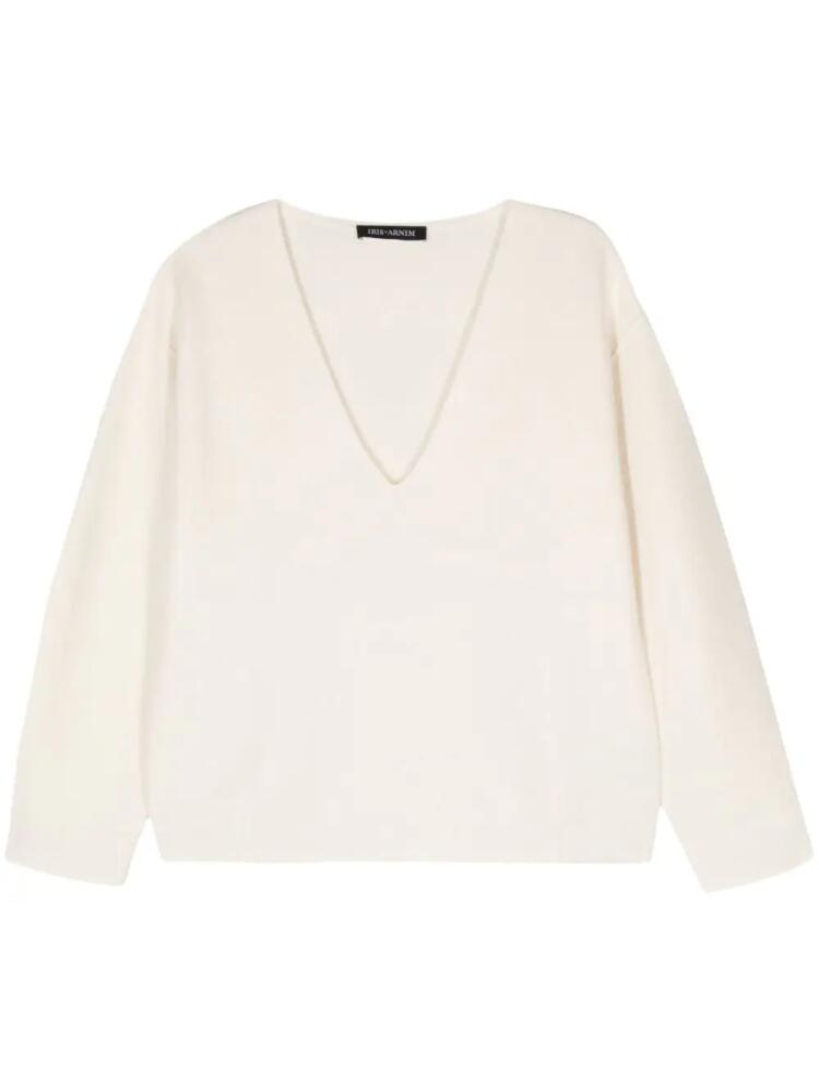 Iris Von Arnim Rose sweater - White Cover