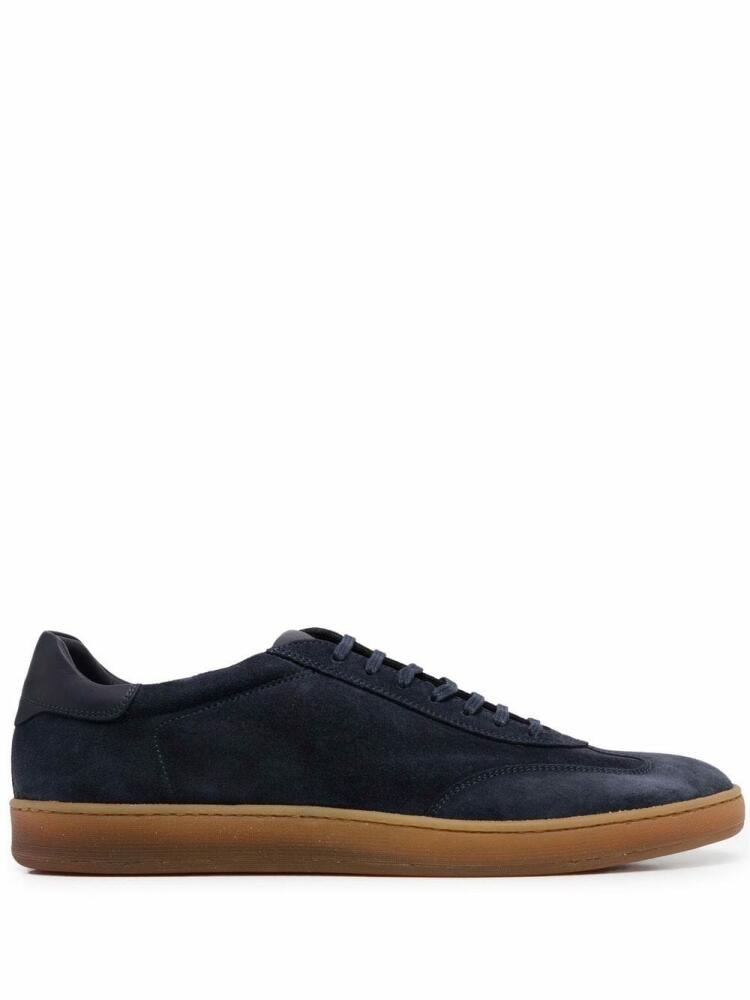 Casadei suede low-top sneakers - Blue Cover