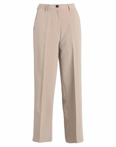 Vero Moda Woman Pants Beige Polyester, Viscose, Elastane Cover