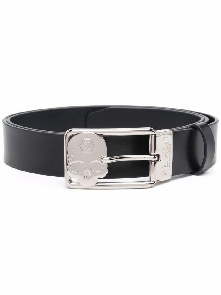 Philipp Plein buckle-fastening leather belt - Black Cover