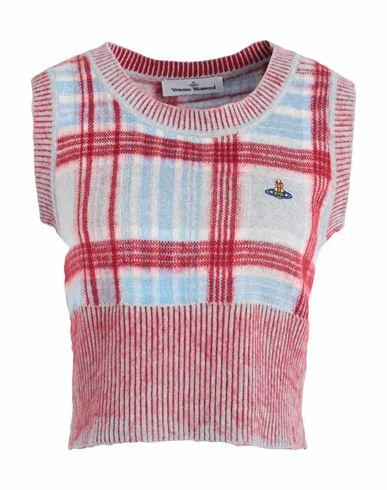 Vivienne Westwood Woman Sweater Red Cotton, Synthetic fibers, Wool, Viscose, Mohair wool Cover