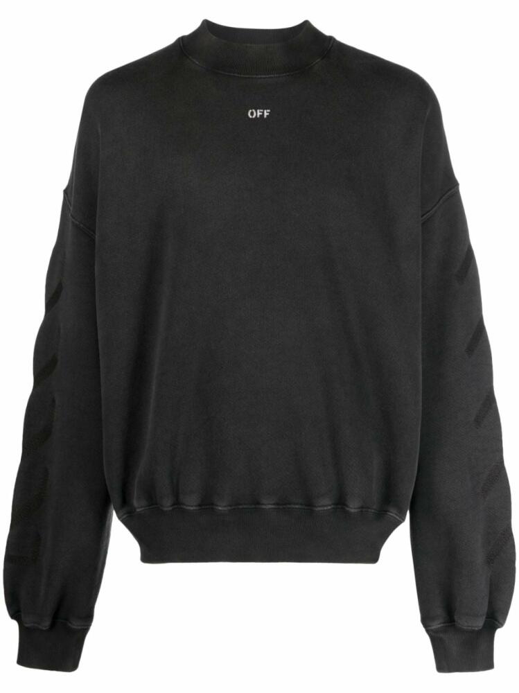 Off-White S.Matthew cotton sweatshirt - Black Cover